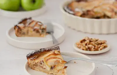 Tarta de manzana verde