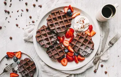 NESQUIK Chocolate Waffles