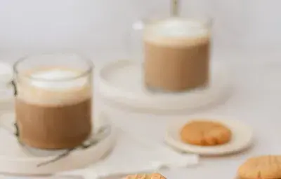 Galletitas de leche condensada y café