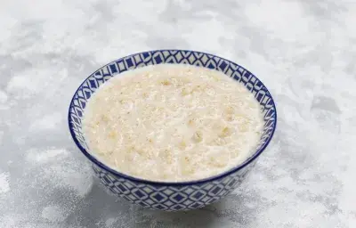 Arroz con leche y coco