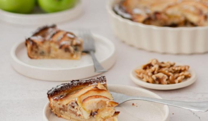 Tarta de manzana verde